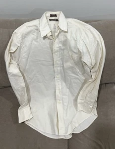 Vintage Chaps Ralph Lauren 1980s Button Up Shirt Mens Long Sleeve Size M Rare - Picture 1 of 7