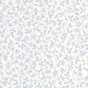 100569027 - Hygge Floral Scandinavian Grey Casadeco Wallpaper - Picture 1 of 2