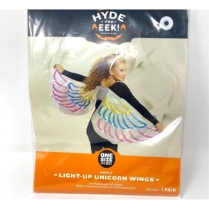 Adult Light Up Unicorn Wings Rainbow Halloween Costume Wearable Accessory - Hyde - Picture 1 of 5