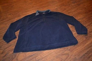 C6- Saddlebred Navy Blue Fleece Pullover Size XL - Picture 1 of 2