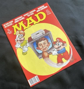 Mad Magazine #292 Jan 1990 Nintendo Parody Mario Cover Joystick Jabberwocky - Bild 1 von 3