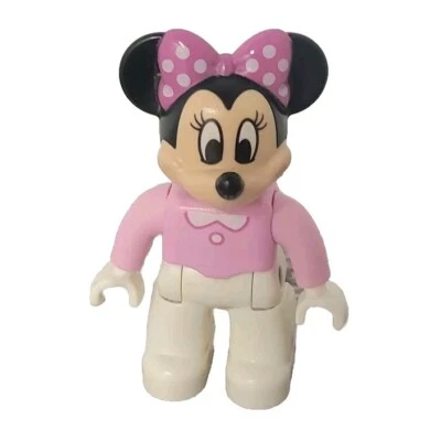 Lego Duplo Mini Minnie Mouse Disney Figure With Pink Shirt & Bow Toy - Image 1 of 4