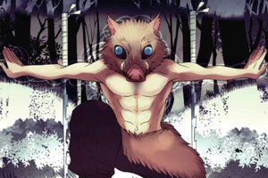 Inosuke Demon Slayer Anime Painting Print Wall Art Home Decor - POSTER 20x30 - Picture 1 of 3