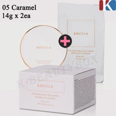 ATOMY Adelica The New Gold Collagen Ampoule Cushion 14g x 2EA #05 Caramel - Image 1 of 4
