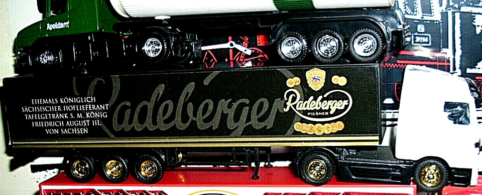 C-58-O 1 CAMION tir BIRRA RADEBERGER Biere MERCEDES Black Gold - Immagine 1 di 1