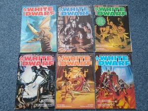 REVISTA WHITE DWARF GAMES WORKSHOP #66-71 6 CONSECUTIVOS 1985 BUEN ANUNCIO Y DESARROLLO CTHULHU - Imagen 1 de 11