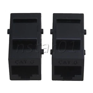 RJ45 Cat6 8P8C Extender Inline Coupler Computer Connector Set of 100 - Afbeelding 1 van 7