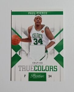 2010-11 Panini Prestige True Colors Paul Pierce Celtics Jersey Patch 19/49
