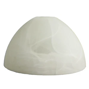 Marmor gemusterter halber Kuppel Deckenlichtschirm mit 28 mm Einbauloch - Bild 1 von 1