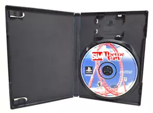 Vintage 2000 Original Sony PlayStation 1 Sim Theme Park Video Game Disc Only - Picture 1 of 11