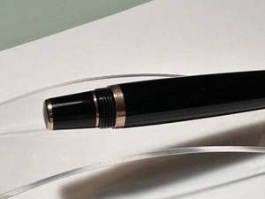NEW MONTBLANC BOHEME RESIN BLACK & GOLD ROLLER M25534 BODY - Picture 1 of 8