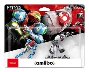 Amiibo de Nintendo Metroid Dread: Samus & E.M.M.I. Figuras (paquete de 2) - Imagen 1 de 3