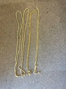 Job lot set of 4 x Vintage rope  / string 2m tent guy ropes - Picture 1 of 3