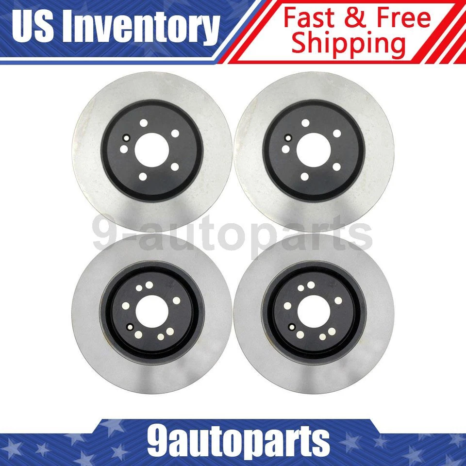 Front Rear Disc Brake Rotors For 2000 2001 Mercedes-Benz ML430 - Image 1 of 4