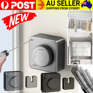 Drying Rack Clothesline Pull out Wall mounted Retractable Clothes Line PunchFree - Picture 1 of 16