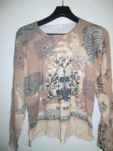 Bonita Shirt, Langärmellos, div. Brauntöne - Bild 1 von 1