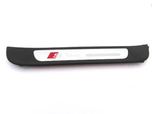 Genuino Nuevo AUDI S LINE UMBRAL PUERTA TRASERA DERECHA RASGUÑO PLACA DE PATADA A6 4G0853376B9B9 - Imagen 1 de 2