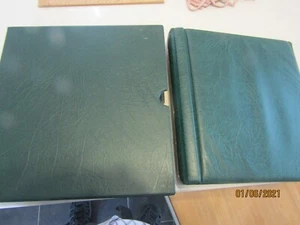 LIGHTHOUSE GREEN STAMP ALBUM AND SLIPCASE NO PAGES EXCELLENT CONDITION - Picture 1 of 5