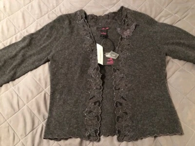 Chaqueta Willi Smith Grande Negra Bordada Mariposa Nueva Con Etiquetas Foto 1 de 4