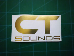 CT Sounds Car Audio Vinyl Decal Sticker Car Bumper Sub Box Window More