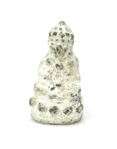 Auténtica estatua antigua de bronce budista tailandesa o birmana Buda sentado Q5 - Imagen 1 de 2