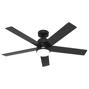 LED Lighting Ceiling Fan with Remote Control Giannis Black 3 Levels - Picture 1 of 9