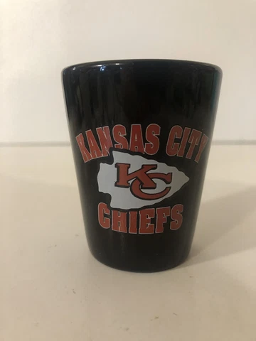 Kansas City Chiefs Black Ceramic Shot Glass Cover