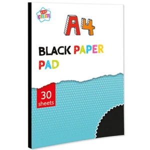 Papierblock A4 schwarz - 30 Blatt - Bild 1 von 1