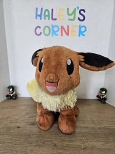 Peluche imbottito Build-a-Bear Workshop BAB Pokemon Eevee 16" NO SUONO - Foto 1 di 5