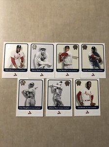 2001 Fleer Greats of the Game - ST LOUIS CARDINALS Team Set