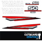 Yamaha 50hp 2 stroke outboard engine decals/sticker kit