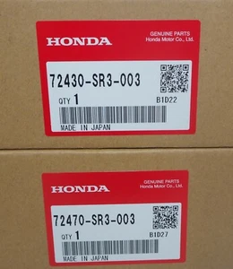 Honda Genuine OEM Civic 2Dr 3Dr Driver's Side Door Pillar Trim 1992-1995 L&R SET - Bild 1 von 7