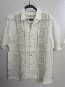 Tommy Bahama Fiji Tides, Linen Camp Shirt, Size Medium NWOT - Picture 1 of 13