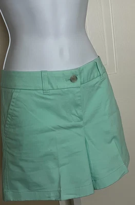 SOUTHERN TIDE MUJER TALLA 8 VERDE MENTA PANTALONES CORTOS INFORMALES ELÁSTICOS USADOS EN EXCELENTE ESTADO VERANO Foto 1 de 4