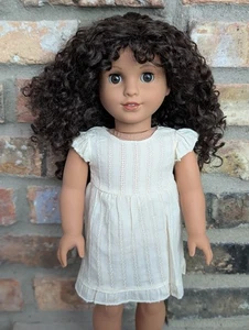 Arla Custom American Girl Doll OOAK Brown Hair Btown Eyes Marie Grace Mold - Picture 1 of 5