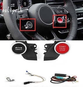 Se adapta a AUDI A3-A8 S RS LED Volante Motor Start Stop Switch Juego de conducción - Imagen 1 de 12