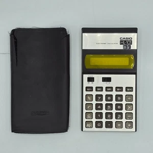 Vintage Casio HL-101 Electronic Calculator with Original Leather Case – Retro - Picture 1 of 15