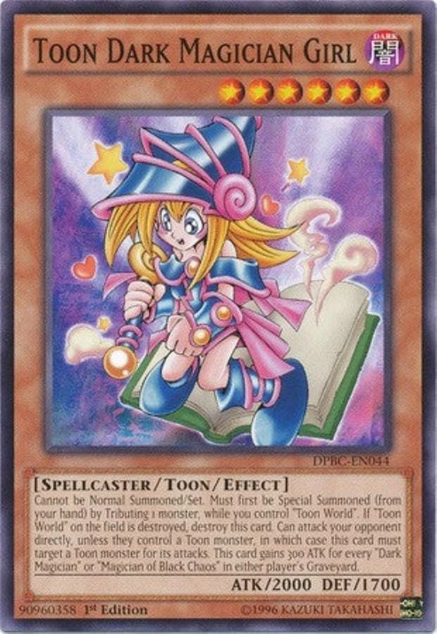 Toon Dark Magician Girl - DPBC-EN044 - LP - Common - 1st ed - Yugioh - Image 1 of 1