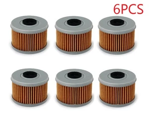 6 Pack Oil Filter For Honda TRX 300EX 300X 400EX 400X Rancher 420 Foreman 500 - Bild 1 von 5