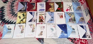 Posten 22 verschiedene unbenutzte Weihnachtskarten Umschläge verschiedene Marken - Bild 1 von 8