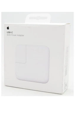Apple 30W USB-C Power Adapter MW2G3AM/A Fast Charging For Macbook  iPad, iPhone - Image 1 of 2