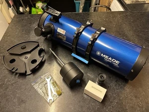 MEADE POLARIS 130ED REFLECTING TELESCOPE on EQUATORIAL MOUNT - Picture 1 of 5