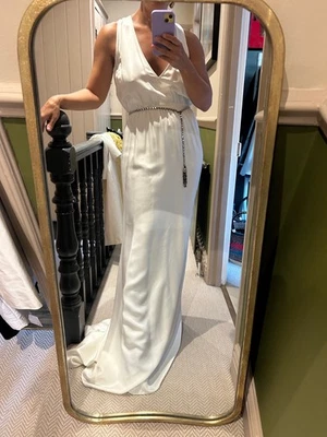 BNWT RP £3250 Julie De Libran ecru sleeveless wedding gown. Size FR 40/UK 12 - Image 1 of 4