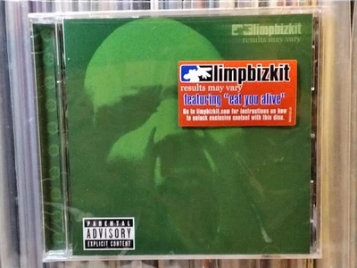 LIMP BIZKIT Results May Vary CD 1ST USA EDITION HYPE STICKER  SEALED  METAL RAP - Image 1 of 3