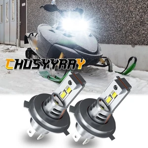 LED Headlight Bulb for Polaris 600 IQ 2009 Ultra Bright Night Light Snowmobile - Picture 1 of 13