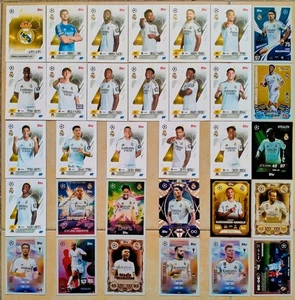 TOPPS MATCH ATTAX CL 2025/26 - 32 Cards Real Madrid Base Completo Con Speciali - Picture 1 of 6