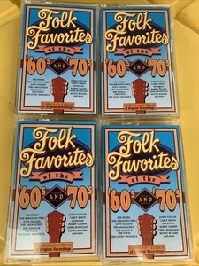 Folk Favorites of the 60s and 70s Cassette Tape 1996 Readers Digest Tapes 1-4 - Picture 1 of 5