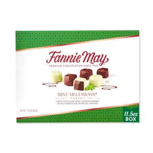 , Milk Chocolate Candy, Mint Meltaways, Gift Box, 11.5 Oz - Picture 1 of 12