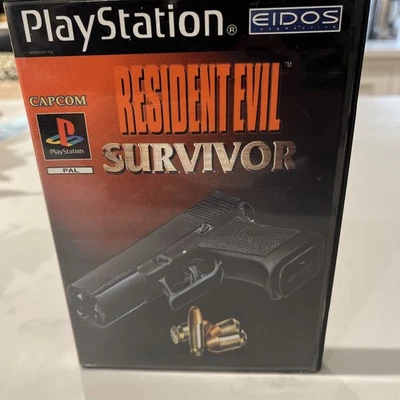 Resident Evil Survivor PS1/2 PAL in long case Complete With Manual.  - Image 1 of 4