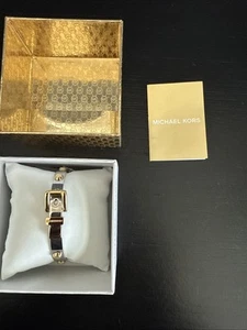 Michael Kors Studded Bangle Bracelet Buckle Gold And Silver Color - Picture 1 of 9